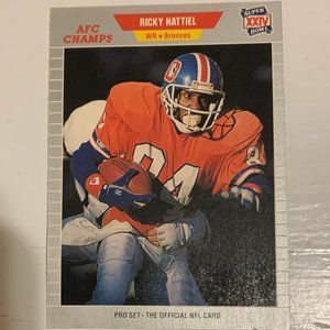 Ricky Nattiel 1989 Pro Set #109 Football Card